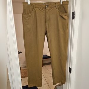 Vuori Meta Pants 36" x 30", Tobacco color, like new